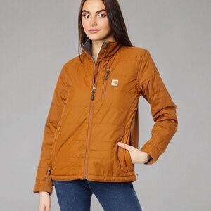 Carhartt 105912 Rain Defender Relaxed Fit Lightweight Insulated Jacket, Women M